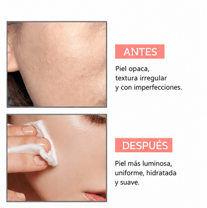 Sérum Facial Antiedad 5 en 1 con Ácido Hialurónico, Niacinamida, Vitamina C, Vitamina E y Colágeno.